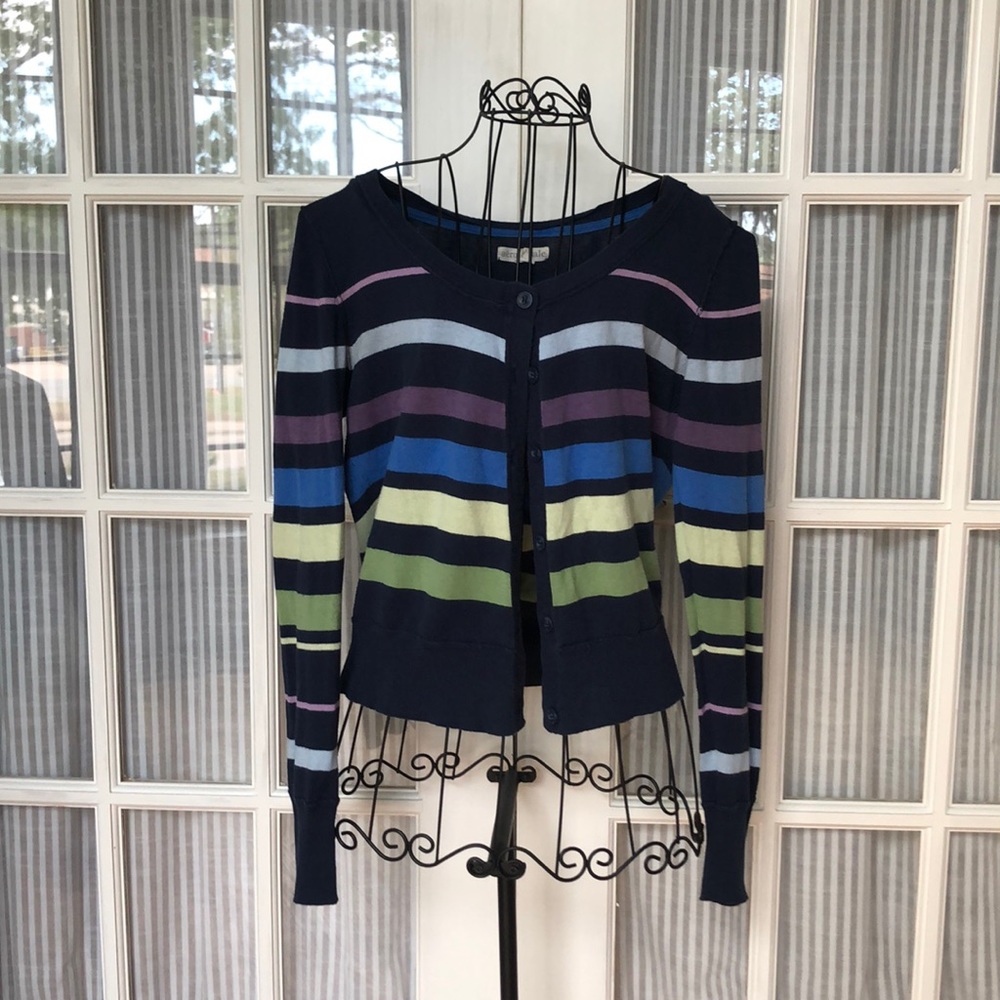 Aeropostale Striped Cardigan